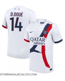 Paris Saint-Germain Desire Doue #14 Maglia Gara Trasferta Repliche 2024-25